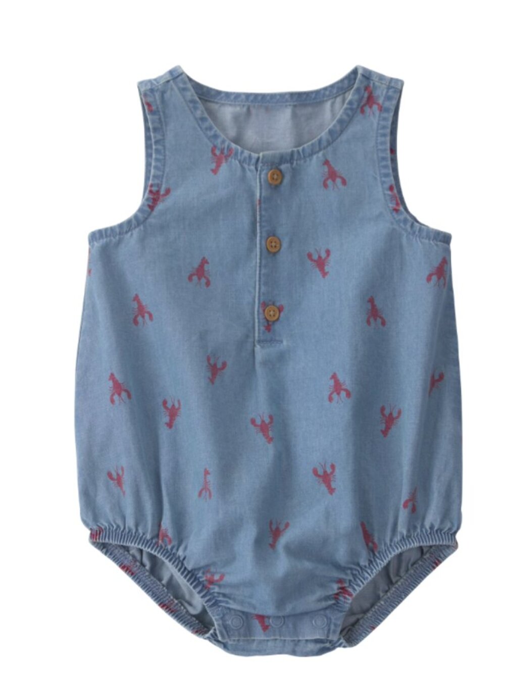 Carter's Child of Mine Baby Boys Patriotic Lobster Bubble Romper